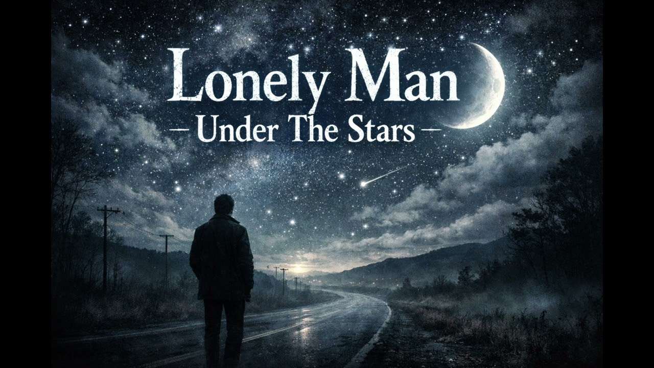 🕵Sad Night Song 🌙 Lonely Man Under The Stars