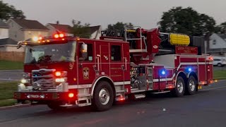 Union Fire Department Truck 3 and Engine 3 responding to a microwave fire | Video; 686 - 7/29/25