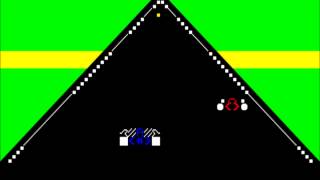 3-D Car Race for the Sharp MZ-700