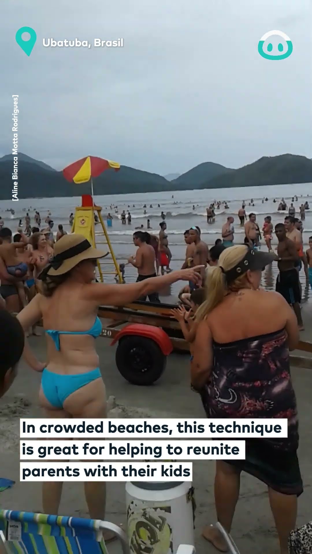 Trick Helps Find Lost Kids on the Beach || ViralHog