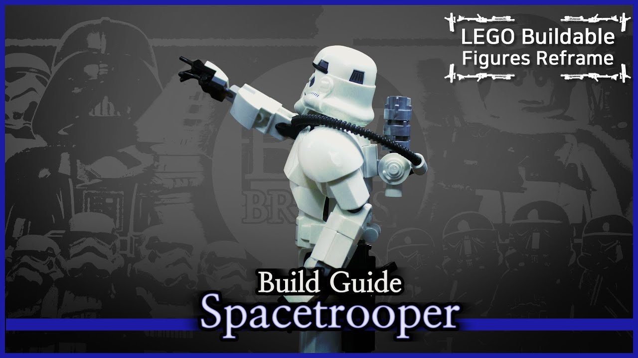 [Lego Star Wars] Spacetrooper [v1.1] 75531 Reframe Build Guide [B&W Bricks]