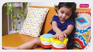 Babyhug 2 In 1 Musical Drum Piano With Lights Animal Sounds Songs Early Educational Learning Toy screenshot 1