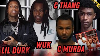 Lil Durk Affiliate OTF Wuk Hospitalized | Oblock C Murda \& C Thang Together 😱