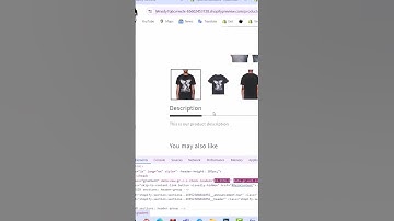 How To Show Product Description Under Product Images on Shopify
