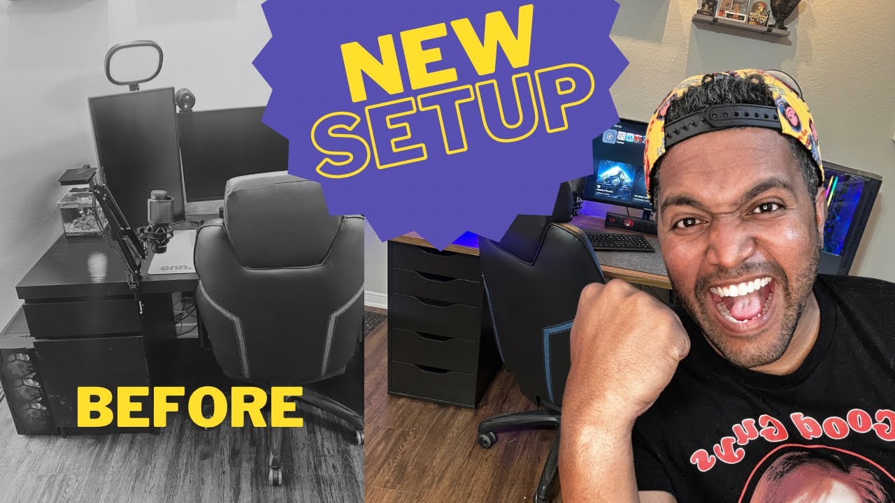 TIME FOR A CHANGE - My NEW Desk - YouTube