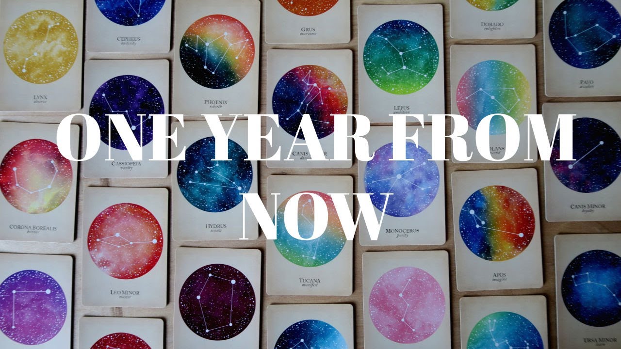 One Year From Now! Where will you be in a year? / Messages from Spirit PICK A CARD Tarot (Timeless)