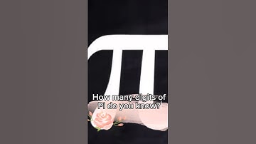How many digits of pi do you know? Comment your answer! #fyp #shorts #piday #pie #digits