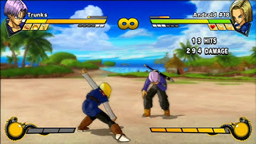 Dragon Ball Z Burst Limit - Trunks vs Android 18