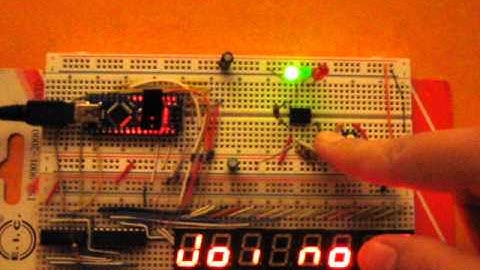 Pulsadores on/off (Condensador De Flujo + Moto en caja) + PIC + Arduino