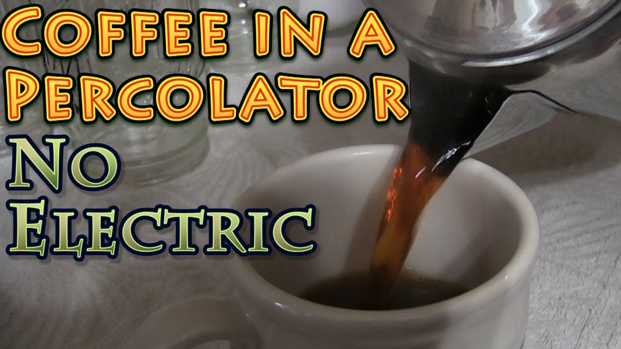 How to Make Coffee with a Percolator - Hopewell Heights