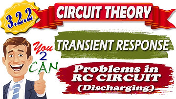 3.2.2 CIRCUIT THEORY - Unit 3- TRANSIENTS - DC Transient Problems - RC Circuit (Discharging)- EE8251