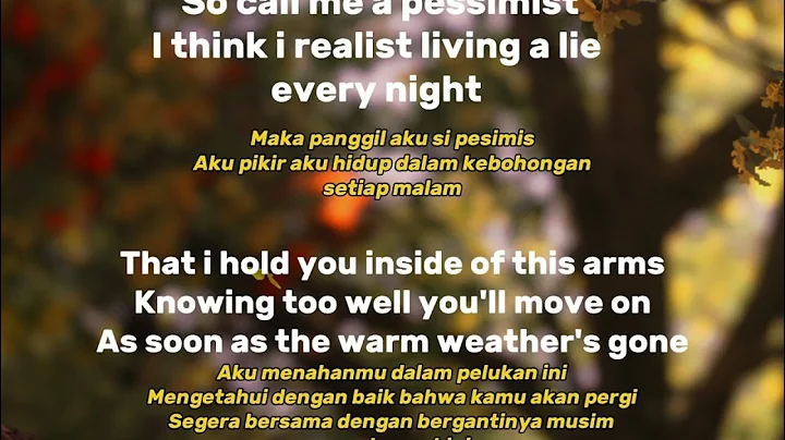 Jvke - This is What Autumn Feels Like (Lirik Terjemahan)