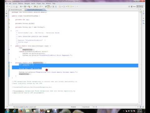 StackOverFlowError