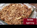 1960's Apple Crisp | Warm and Autumn Delicious | A Recipe from Mother's File Box