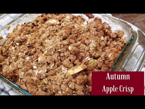 1960's Apple Crisp / Warm Autumn Recipes/ Jill 4 Today