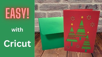 How to Make a Christmas Tree Card with Cricut