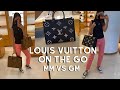 LOUIS VUITTON ON THE GO MM VS GM