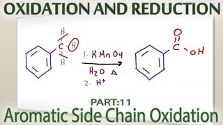 Aromatic Side Chain Oxidation to Carboxylic Acid