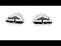Rear Diffuser with Silver Exhaust Muffler Tips for Mercedes GLE W167 (2019-Up) GLE 63 Design