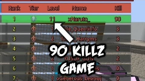 rekting noobs 90 kills game Blockman go build and shoot