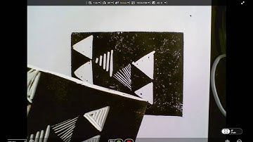 How to Use a Brayer to Ink a Carved Block