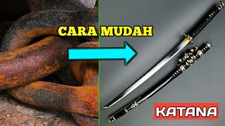 CARA MEMBUAT PEDANG DARI BESI BEKAS