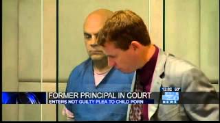 Former principal enters not-guilty plea to child-porn charge