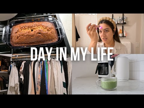 spring closet cleanout, organization & decluttering, baking banana bread, supplements restock