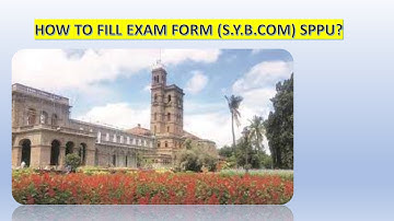 Exam form sybcom filling|SPPU|