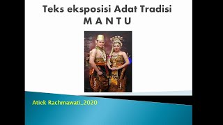 pasinaon Basa Jawa Teks Eksposisi Adat Tradisi Mantu