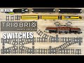 TrixBrix | Switches and Crossover Tracks | Custom Made 100% Compatible with LEGO Train | TrixBrix.eu