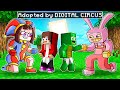 JJ and MIKEY ADOPTED into a DIGITAL CIRCUS FAMILY in Minecraft - Maizen