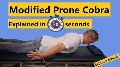 Modified Prone Cobra - Lower & Middle Trapezius Strengthening Exercise