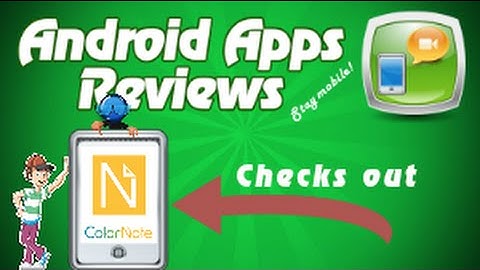 Android App Review: ColorNote Notepad Notes