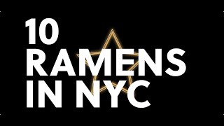 A Japanese guy visited 10 Ramen restaurants in NYC and NJ in 2023 #foodie #vlog #newyork
