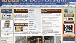 Using Deck Materials Calculators