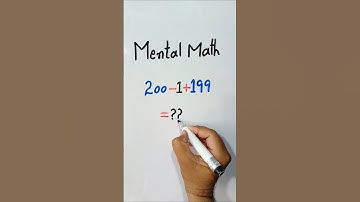 200-1+199= ?? #shortvideo
