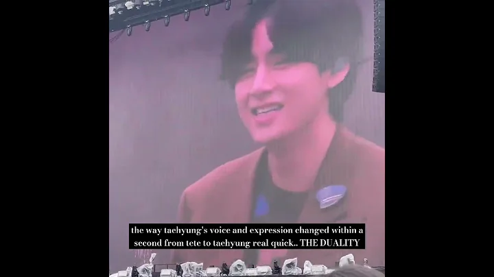 the way taehyung's voice and expression changed #taehyung #voice #bts