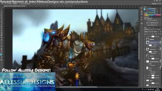 Allessia Designs - World of Warcraft Wallpaper screenshot 2