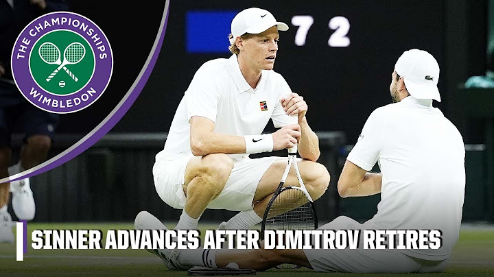 Grigor Dimitrov FORCED to retire after injury vs. Jannik Sinner in Round 4 | Wimbledon Highlights