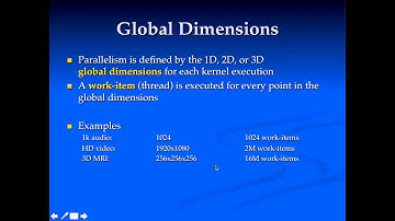 Local and Global Dimensions in OpenCL (3)