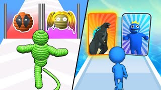 Rope Man Run | Monster Draft / All Level Gameplay: Android,iOS screenshot 4
