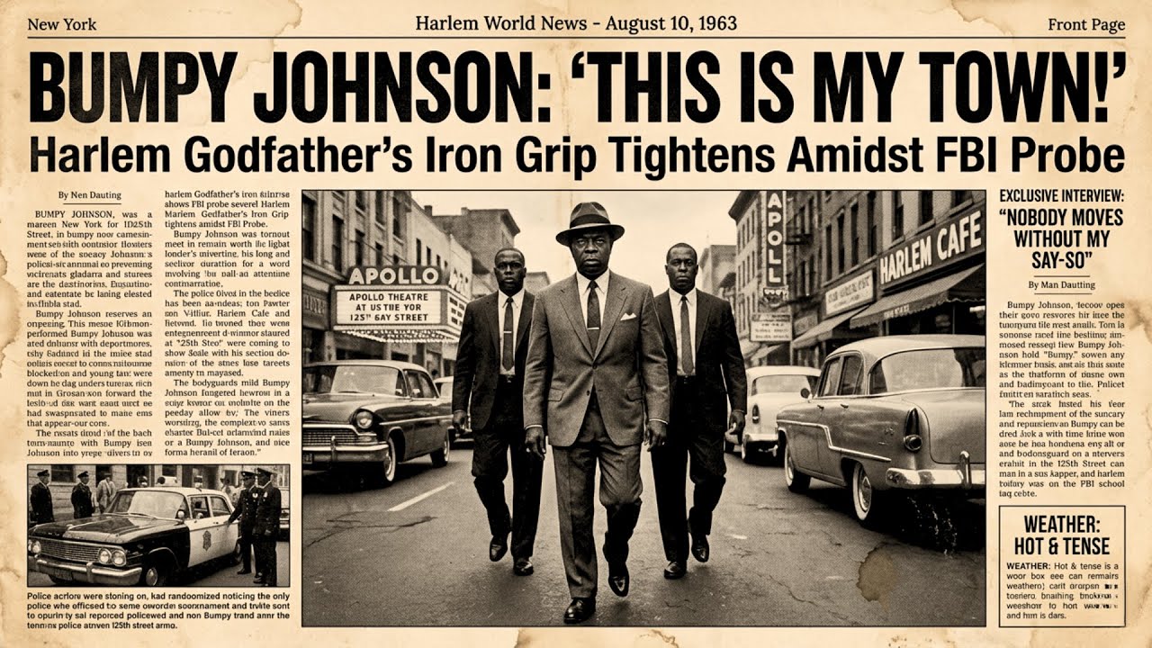 The Day Bumpy Johnson Saved Malcolm X's Life — The FBI Files That Were Never Released