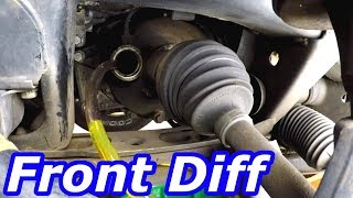 HOW TO CHECK AND FILL Front Differential Fluid GMC Envoy