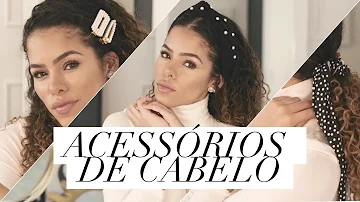 Como usar cabelo cacheados?