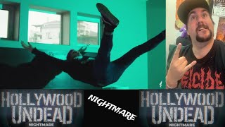 Hollywood Undead - Nightmare "Official Video" (LED Reacts....One of my fav bands!!!!!)