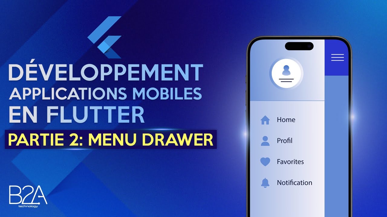 Créer un Menu Drawer en Flutter