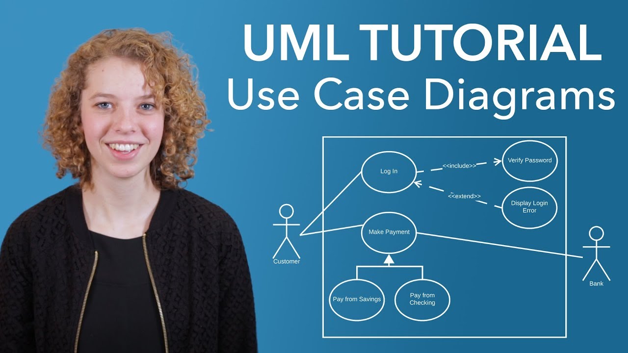 Uml Use Case Diagram Tutorial - Youtube