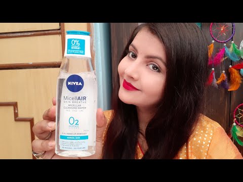 Nivea Skin breathe micellar cleansing water 3 in 1 makeup remover review | affordable |
