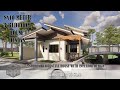 Modern 2-storey 3 Bedroom Residential House with Interior Design (8x10 meter)